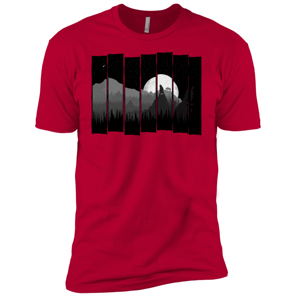 T-Shirts Red / YXS Bear Slats Boys Premium T-Shirt