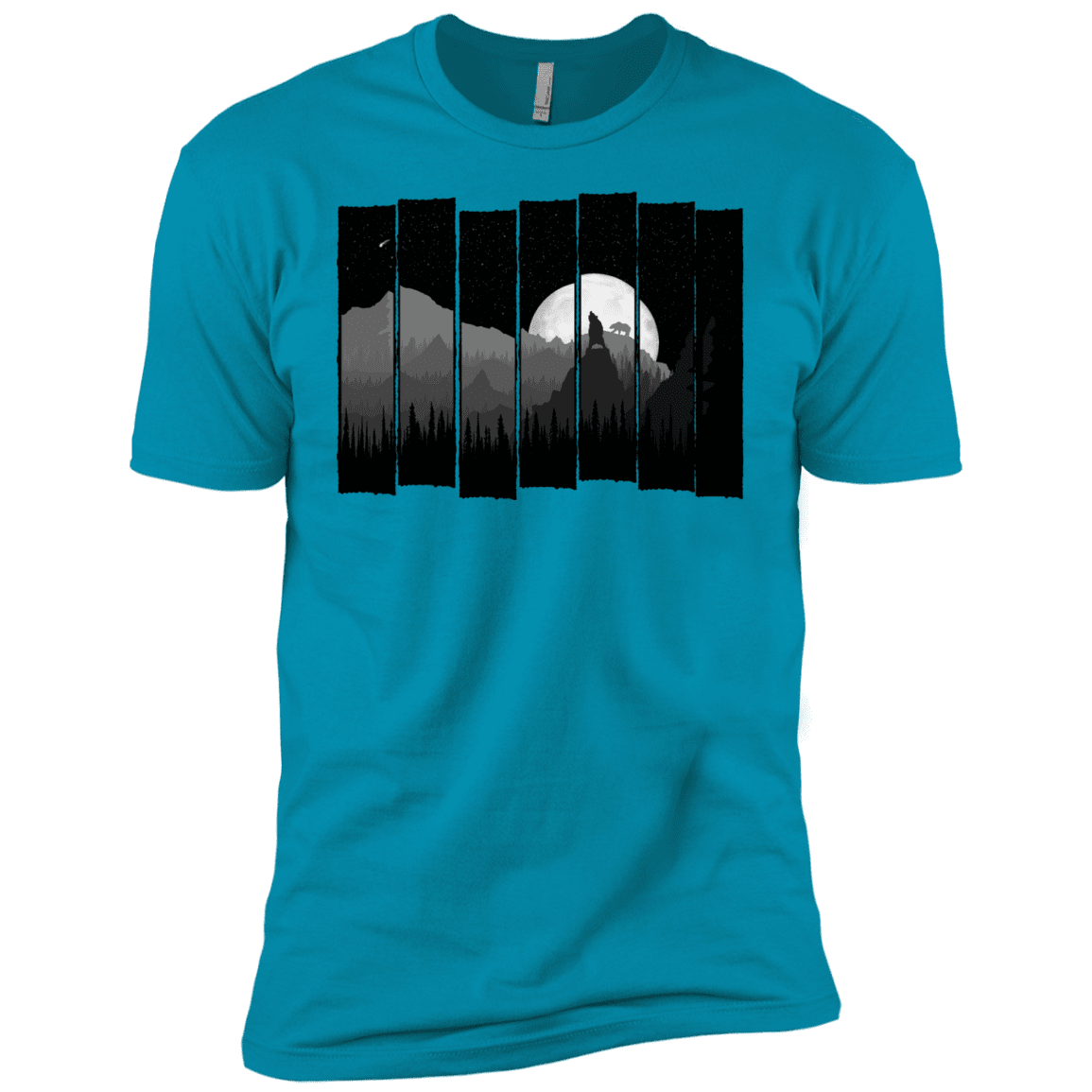 T-Shirts Turquoise / YXS Bear Slats Boys Premium T-Shirt