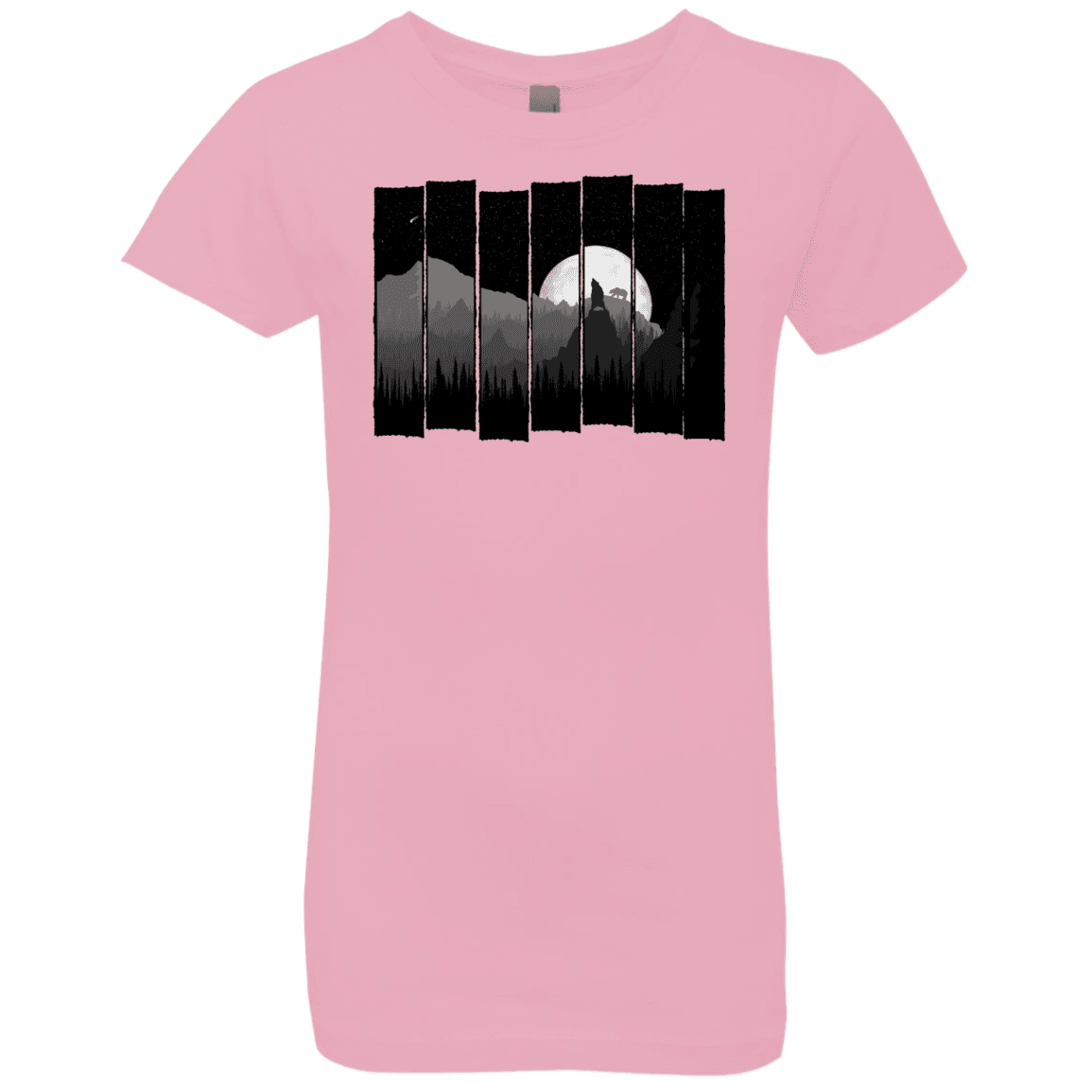 T-Shirts Light Pink / YXS Bear Slats Girls Premium T-Shirt