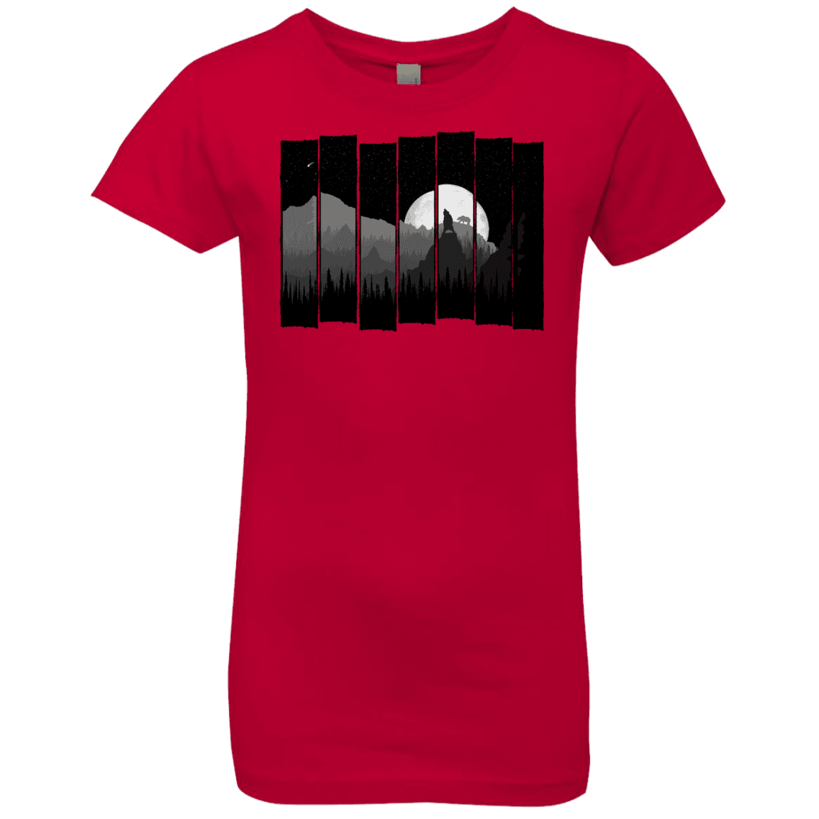 T-Shirts Red / YXS Bear Slats Girls Premium T-Shirt