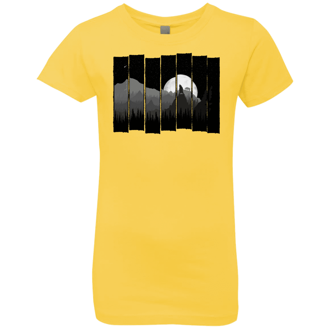 T-Shirts Vibrant Yellow / YXS Bear Slats Girls Premium T-Shirt