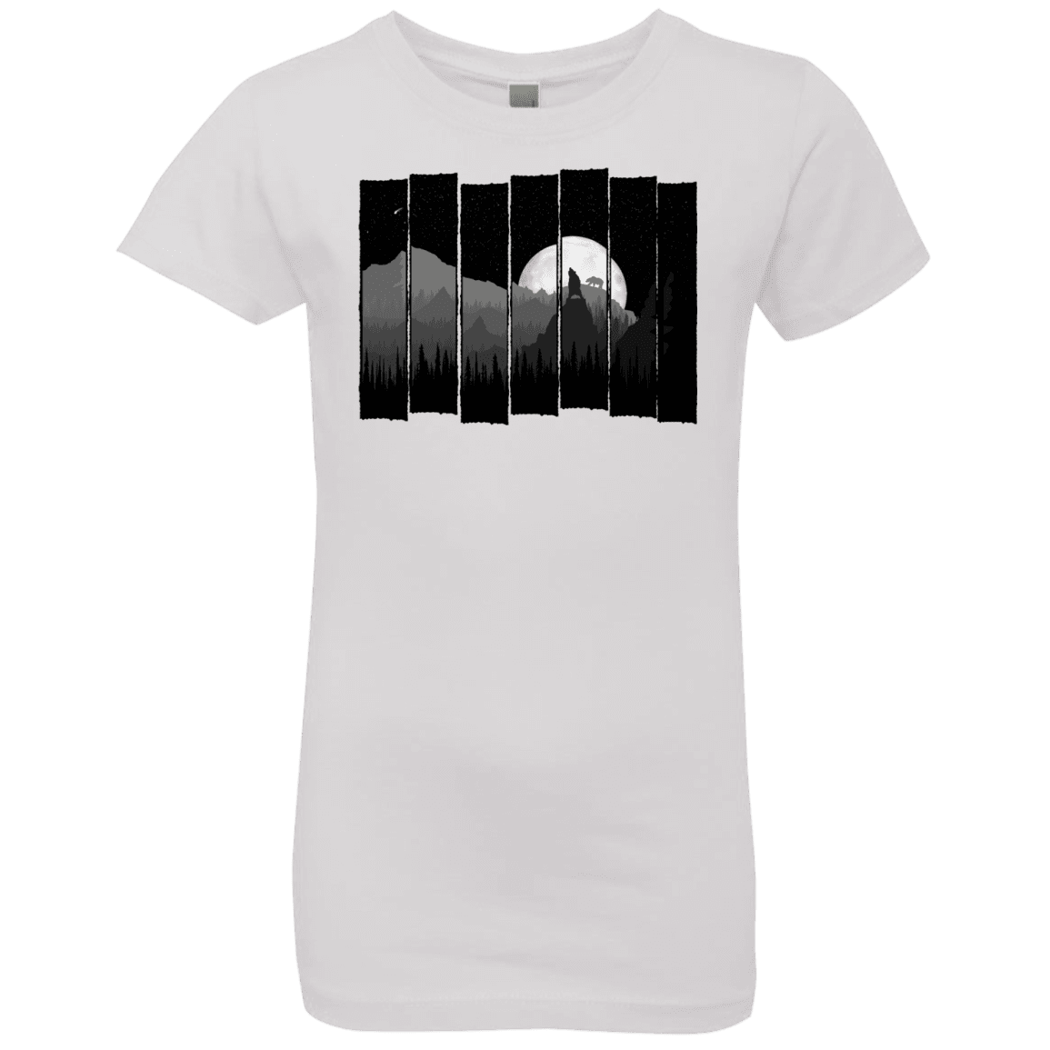 T-Shirts White / YXS Bear Slats Girls Premium T-Shirt