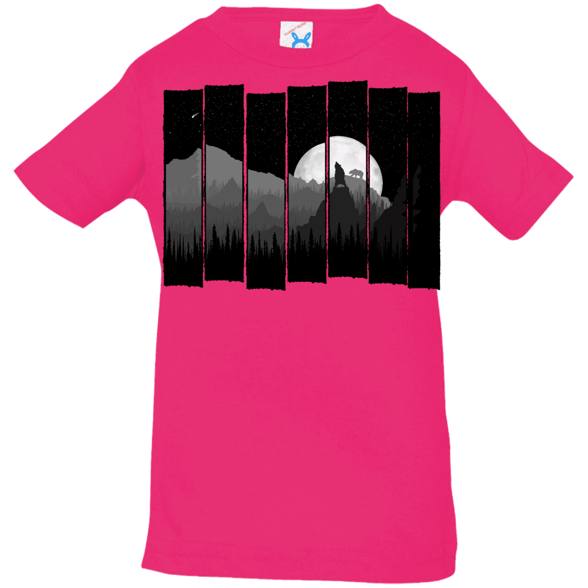 T-Shirts Hot Pink / 6 Months Bear Slats Infant Premium T-Shirt