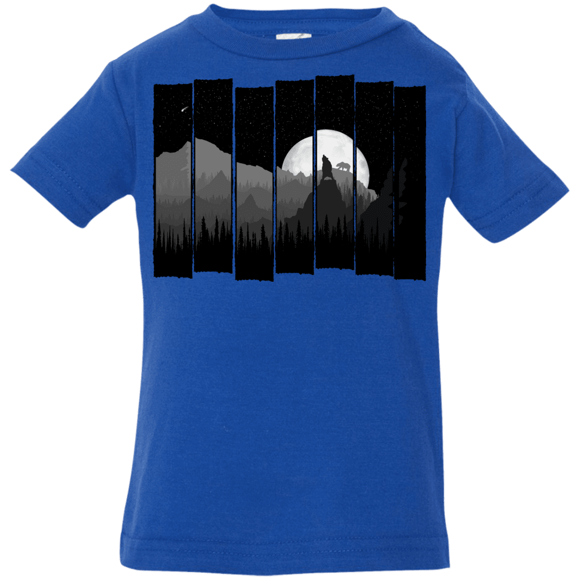 T-Shirts Royal / 6 Months Bear Slats Infant Premium T-Shirt