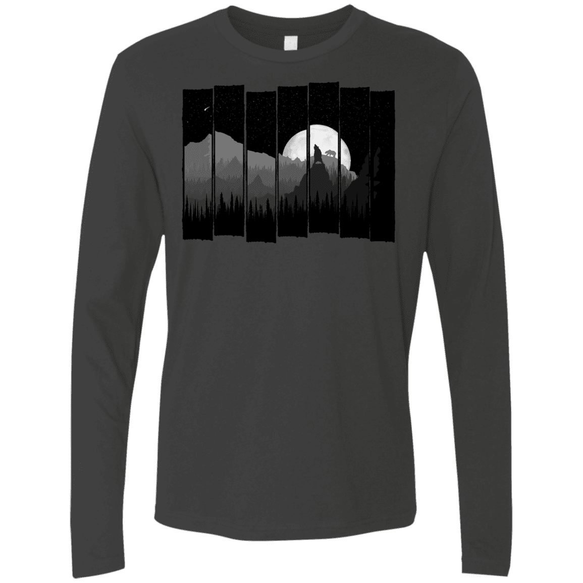 T-Shirts Heavy Metal / S Bear Slats Men's Premium Long Sleeve