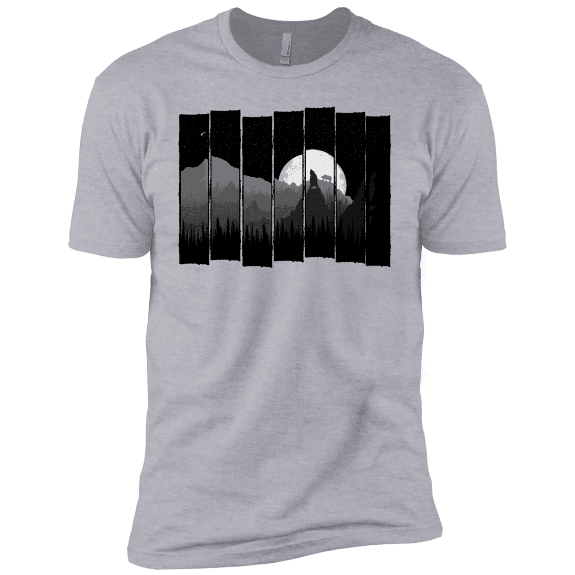 T-Shirts Heather Grey / X-Small Bear Slats Men's Premium T-Shirt