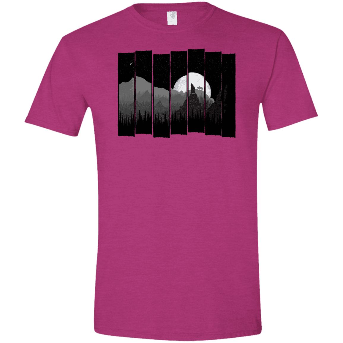 T-Shirts Antique Heliconia / S Bear Slats Men's Semi-Fitted Softstyle