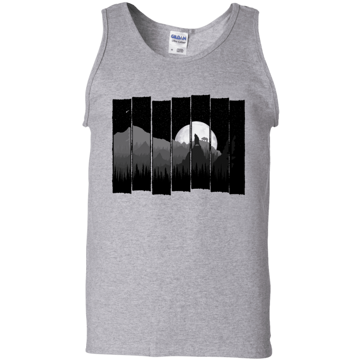 T-Shirts Sport Grey / S Bear Slats Men's Tank Top