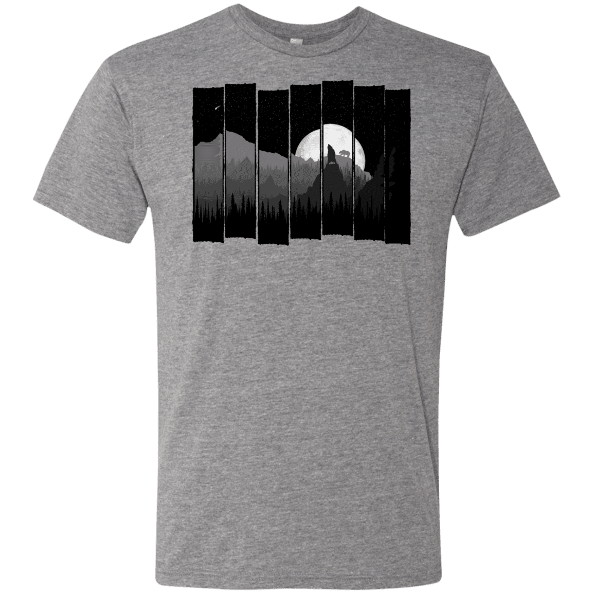 T-Shirts Premium Heather / S Bear Slats Men's Triblend T-Shirt