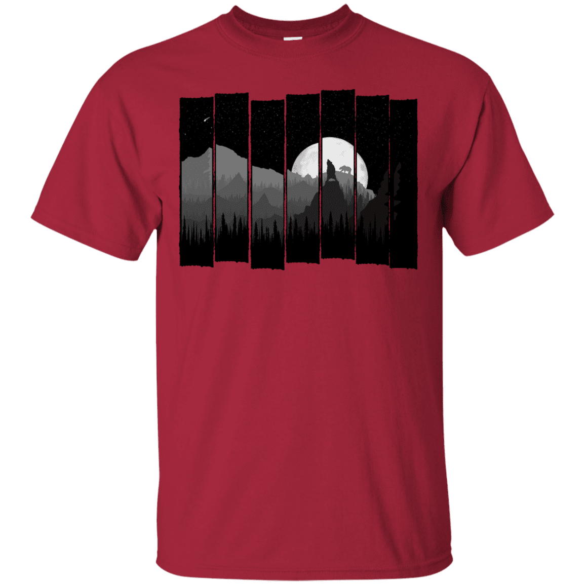 T-Shirts Cardinal / S Bear Slats T-Shirt