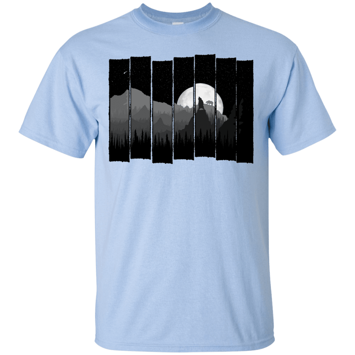 T-Shirts Light Blue / S Bear Slats T-Shirt
