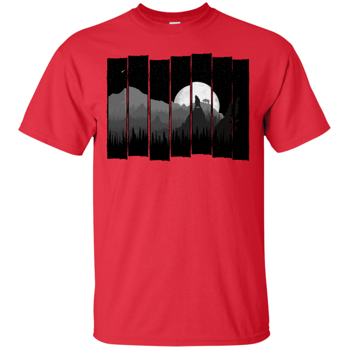 T-Shirts Red / S Bear Slats T-Shirt