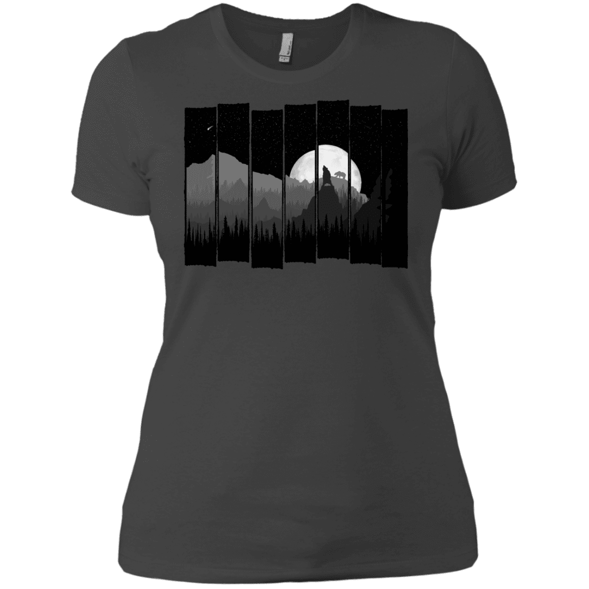 T-Shirts Heavy Metal / X-Small Bear Slats Women's Premium T-Shirt