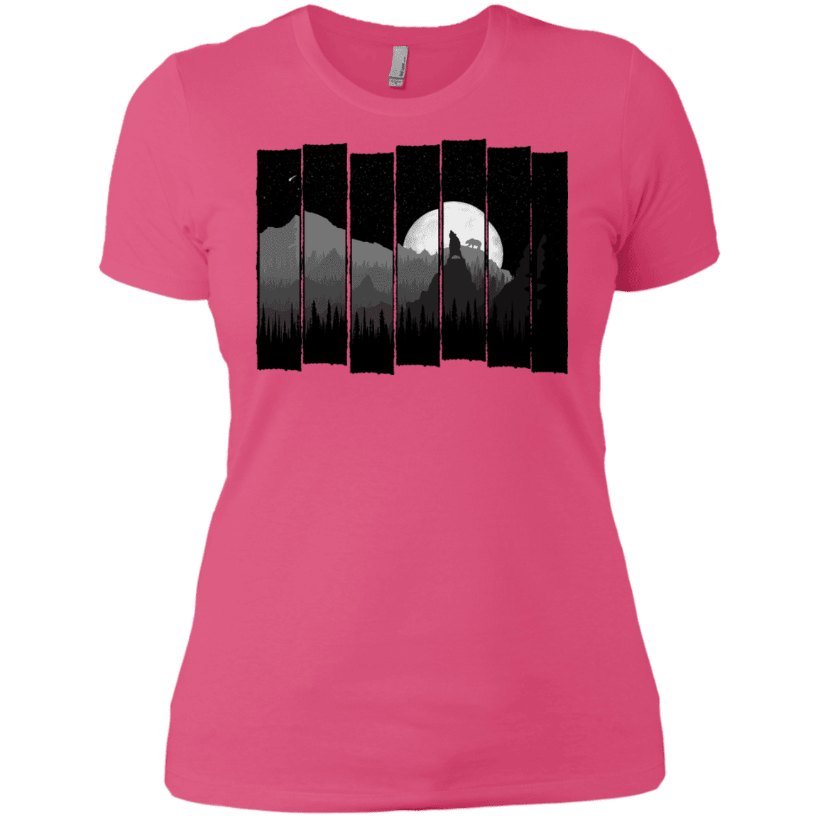 T-Shirts Hot Pink / X-Small Bear Slats Women's Premium T-Shirt