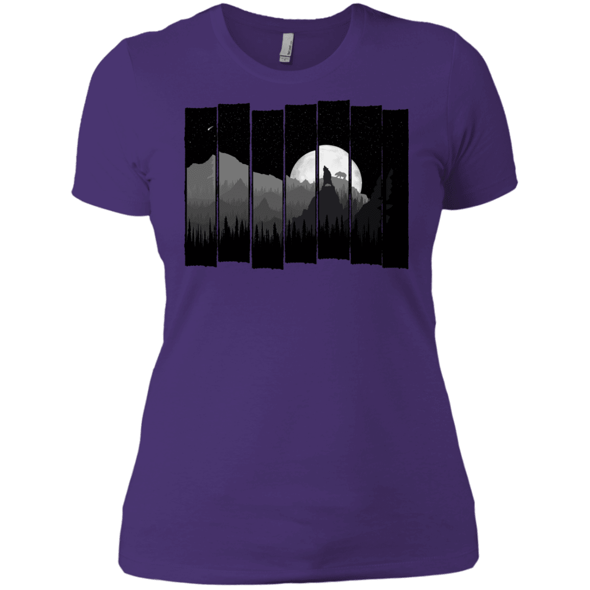 T-Shirts Purple Rush/ / X-Small Bear Slats Women's Premium T-Shirt