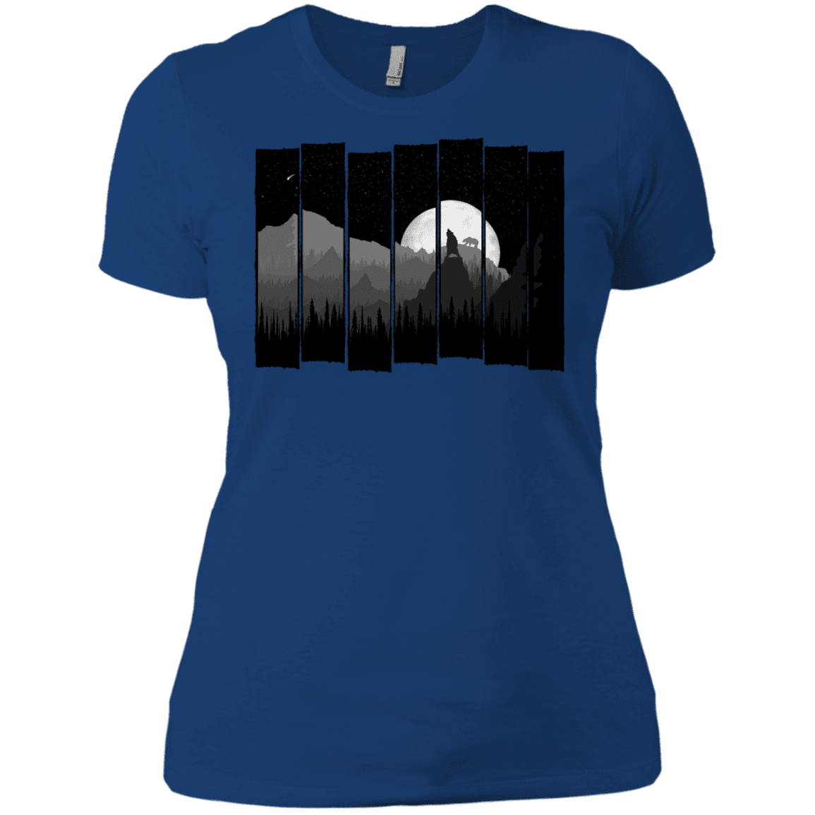 T-Shirts Royal / X-Small Bear Slats Women's Premium T-Shirt