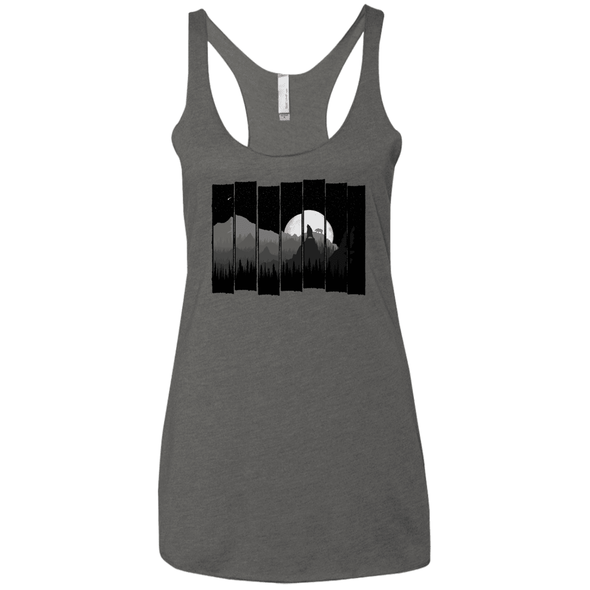T-Shirts Premium Heather / X-Small Bear Slats Women's Triblend Racerback Tank