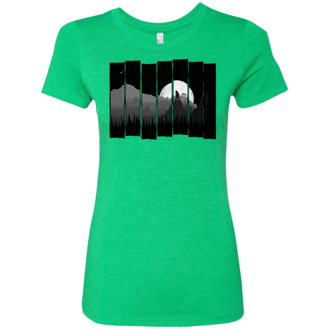 T-Shirts Envy / S Bear Slats Women's Triblend T-Shirt