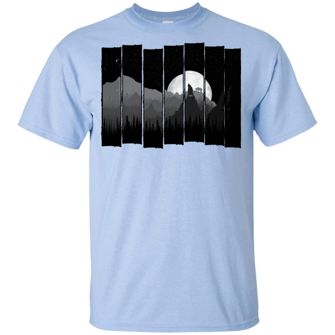 T-Shirts Light Blue / YXS Bear Slats Youth T-Shirt