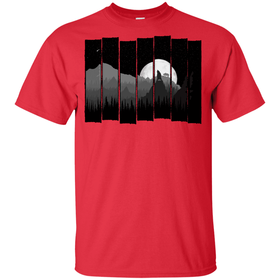 T-Shirts Red / YXS Bear Slats Youth T-Shirt