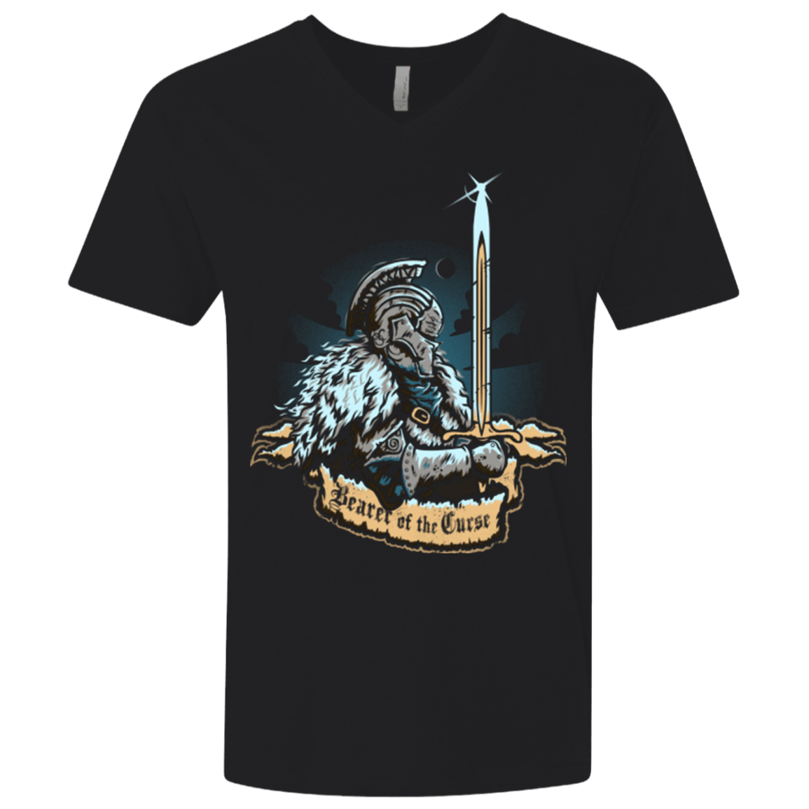 T-Shirts Black / X-Small Bearer of the Curse Men's Premium V-Neck