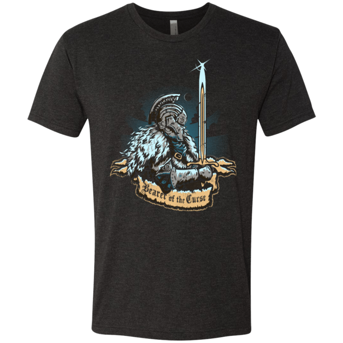 T-Shirts Vintage Black / Small Bearer of the Curse Men's Triblend T-Shirt