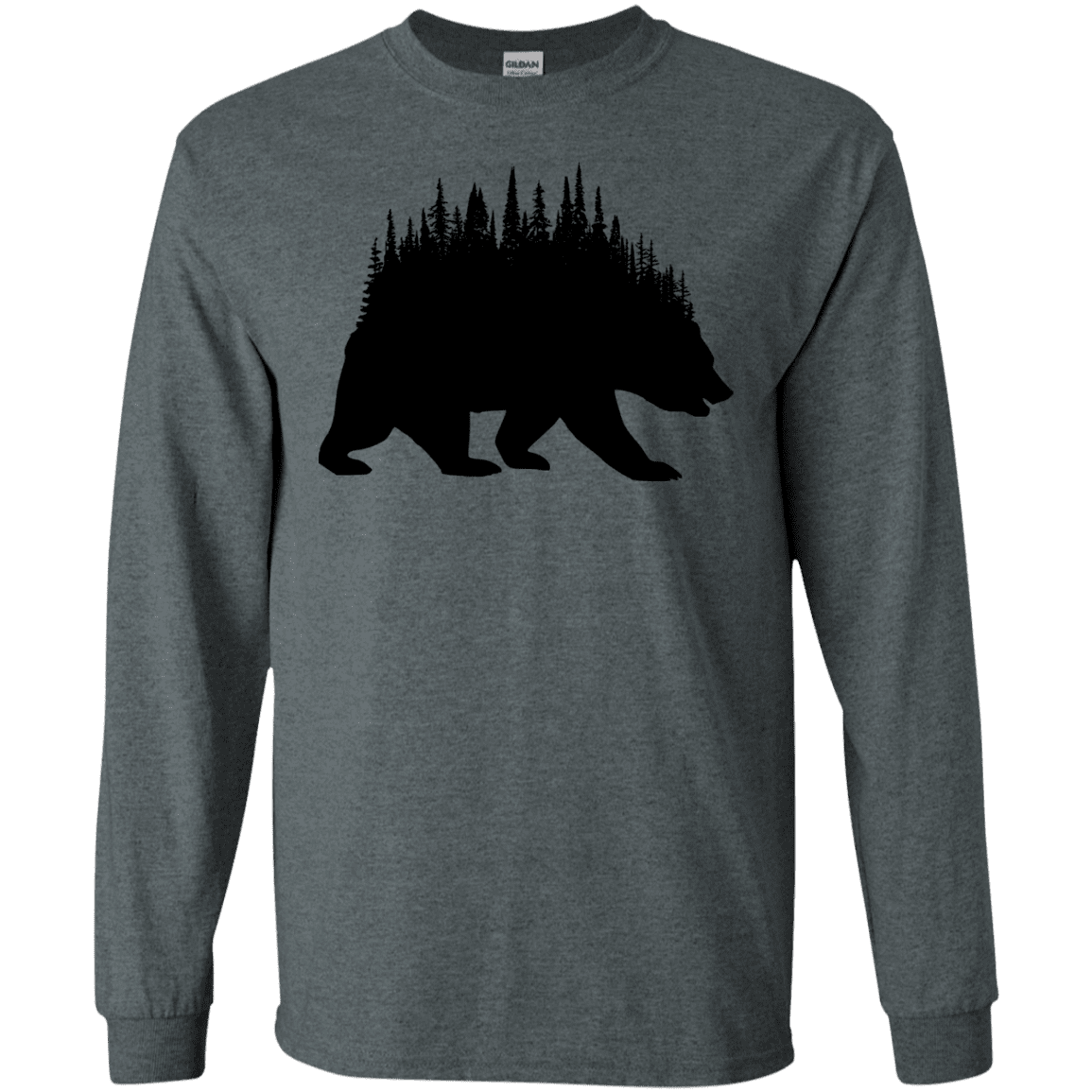 T-Shirts Dark Heather / S Bears Home Men's Long Sleeve T-Shirt