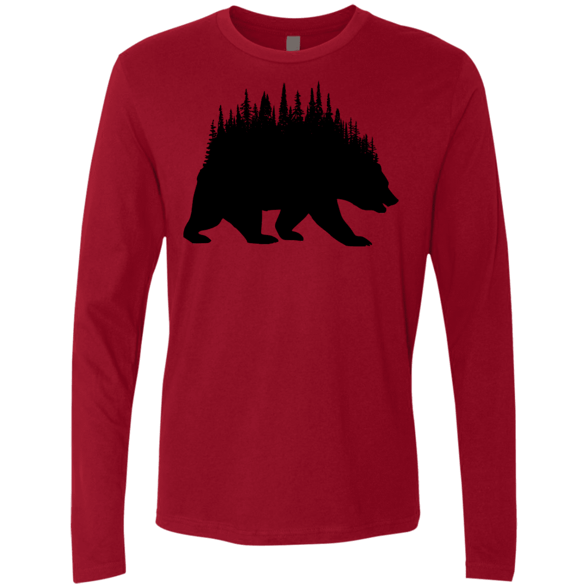T-Shirts Cardinal / S Bears Home Men's Premium Long Sleeve