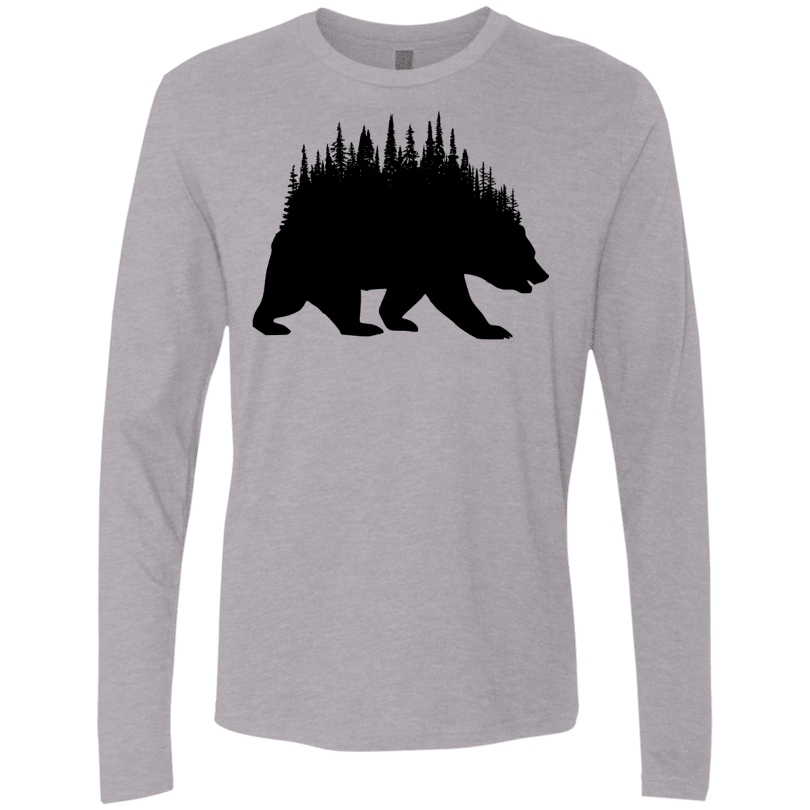 T-Shirts Heather Grey / S Bears Home Men's Premium Long Sleeve