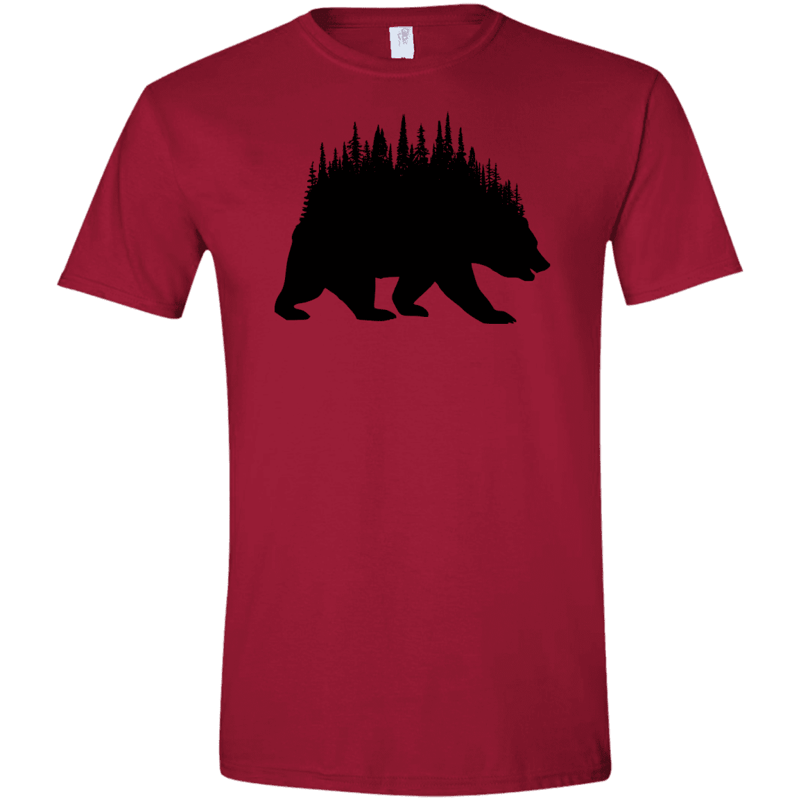 T-Shirts Cardinal Red / S Bears Home Men's Semi-Fitted Softstyle