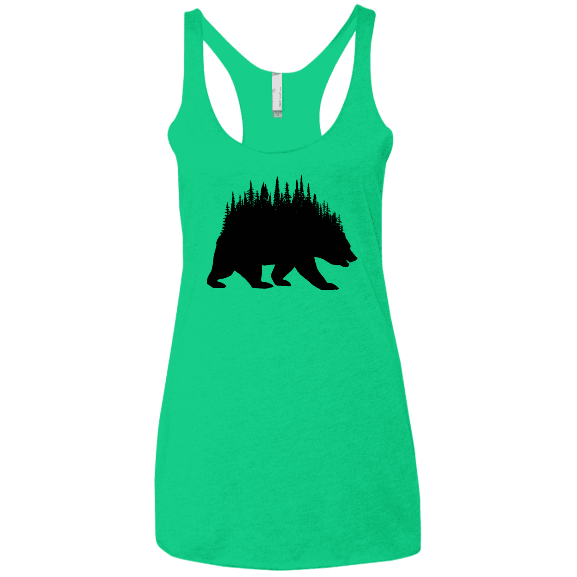 T-Shirts Envy / X-Small Bears Home Women's Triblend Racerback Tank