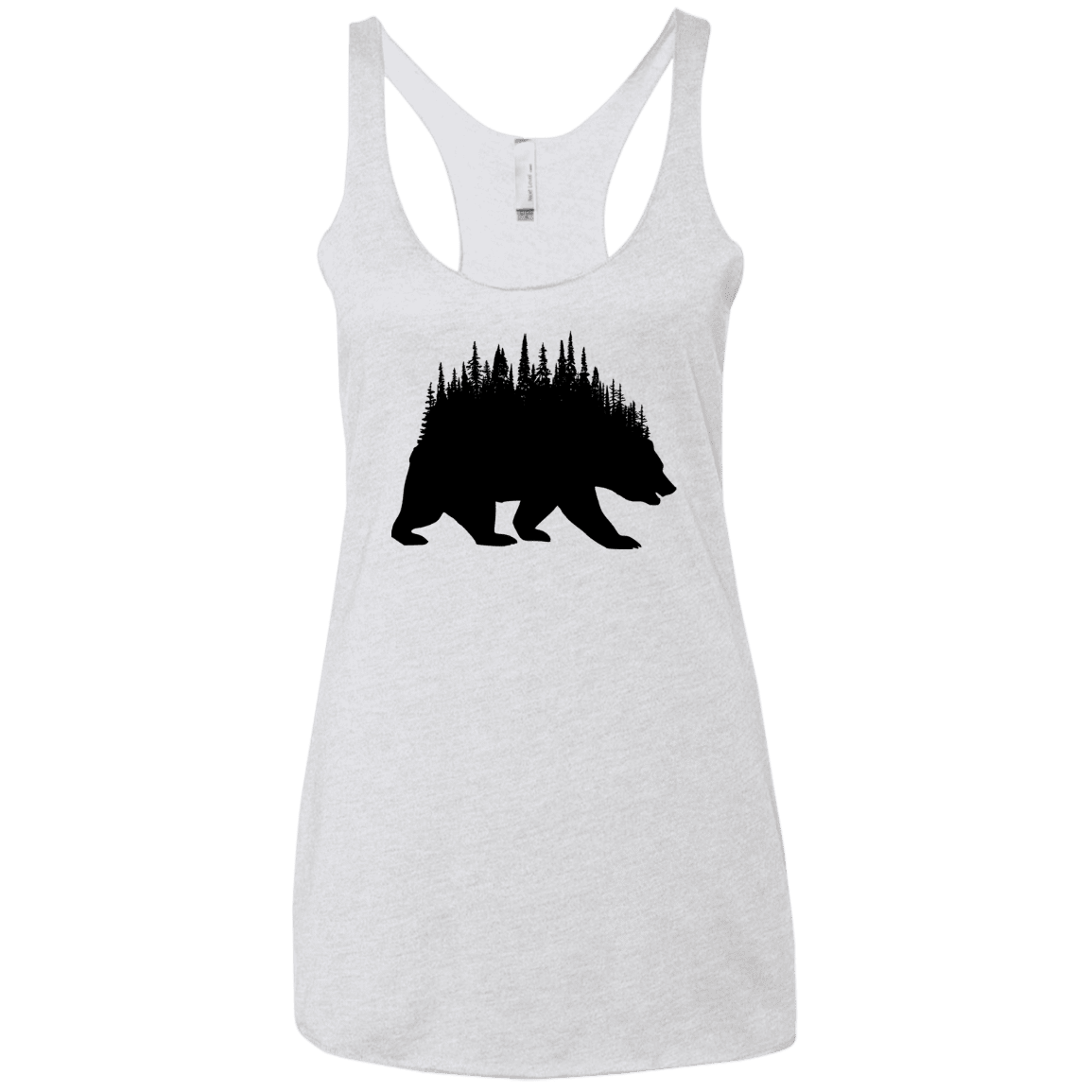 T-Shirts Heather White / X-Small Bears Home Women's Triblend Racerback Tank