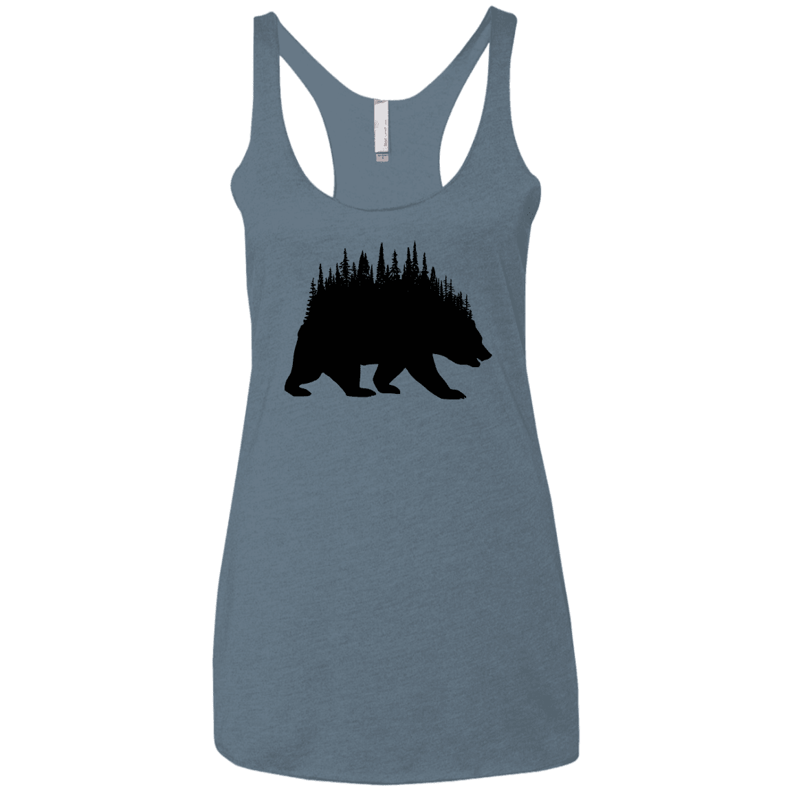 T-Shirts Indigo / X-Small Bears Home Women's Triblend Racerback Tank
