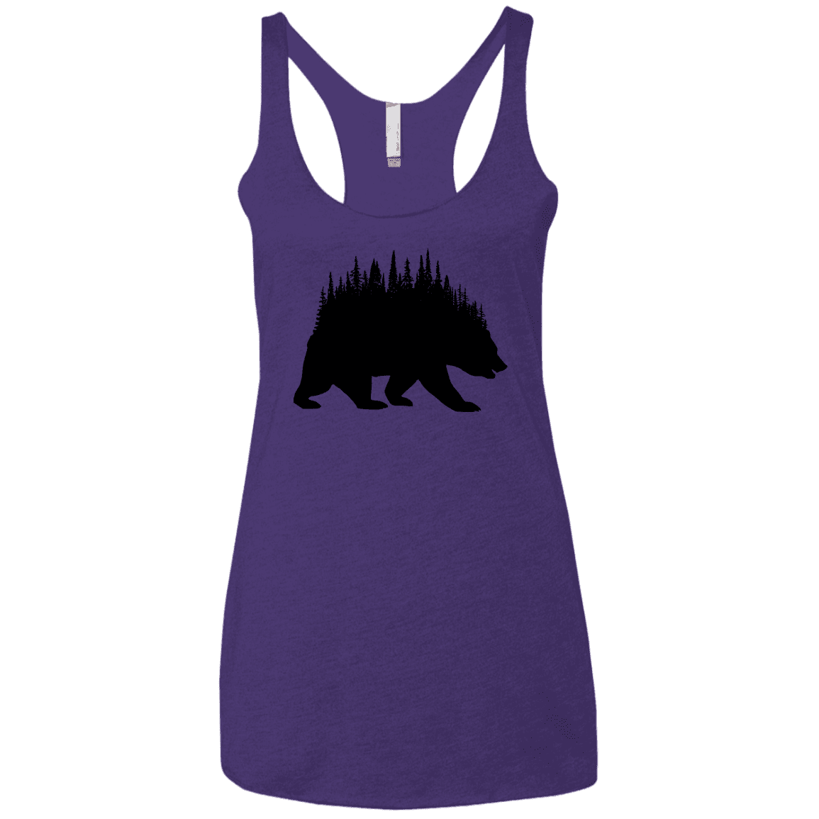 T-Shirts Purple Rush / X-Small Bears Home Women's Triblend Racerback Tank