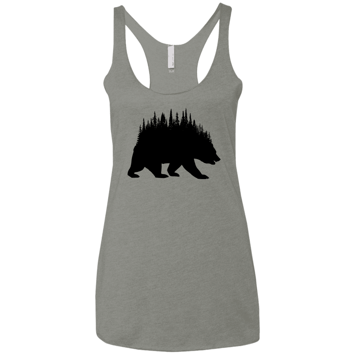 T-Shirts Venetian Grey / X-Small Bears Home Women's Triblend Racerback Tank