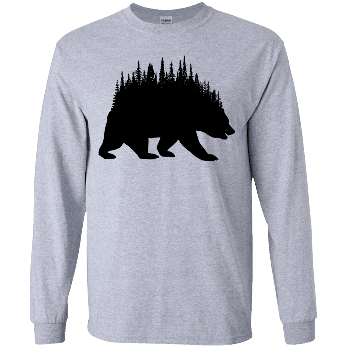 T-Shirts Sport Grey / YS Bears Home Youth Long Sleeve T-Shirt
