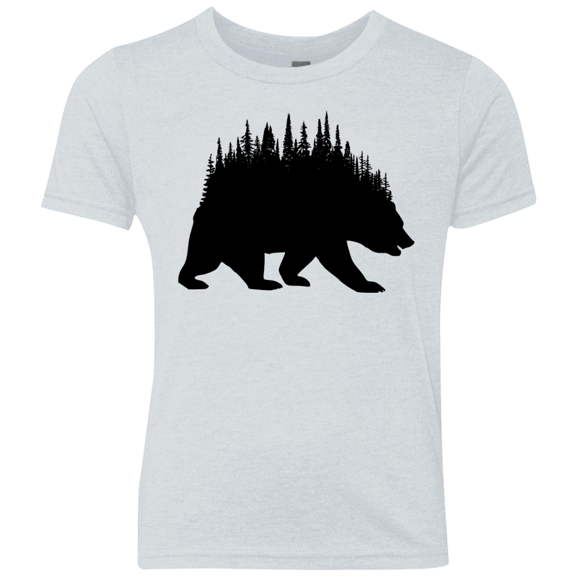 T-Shirts Heather White / YXS Bears Home Youth Triblend T-Shirt