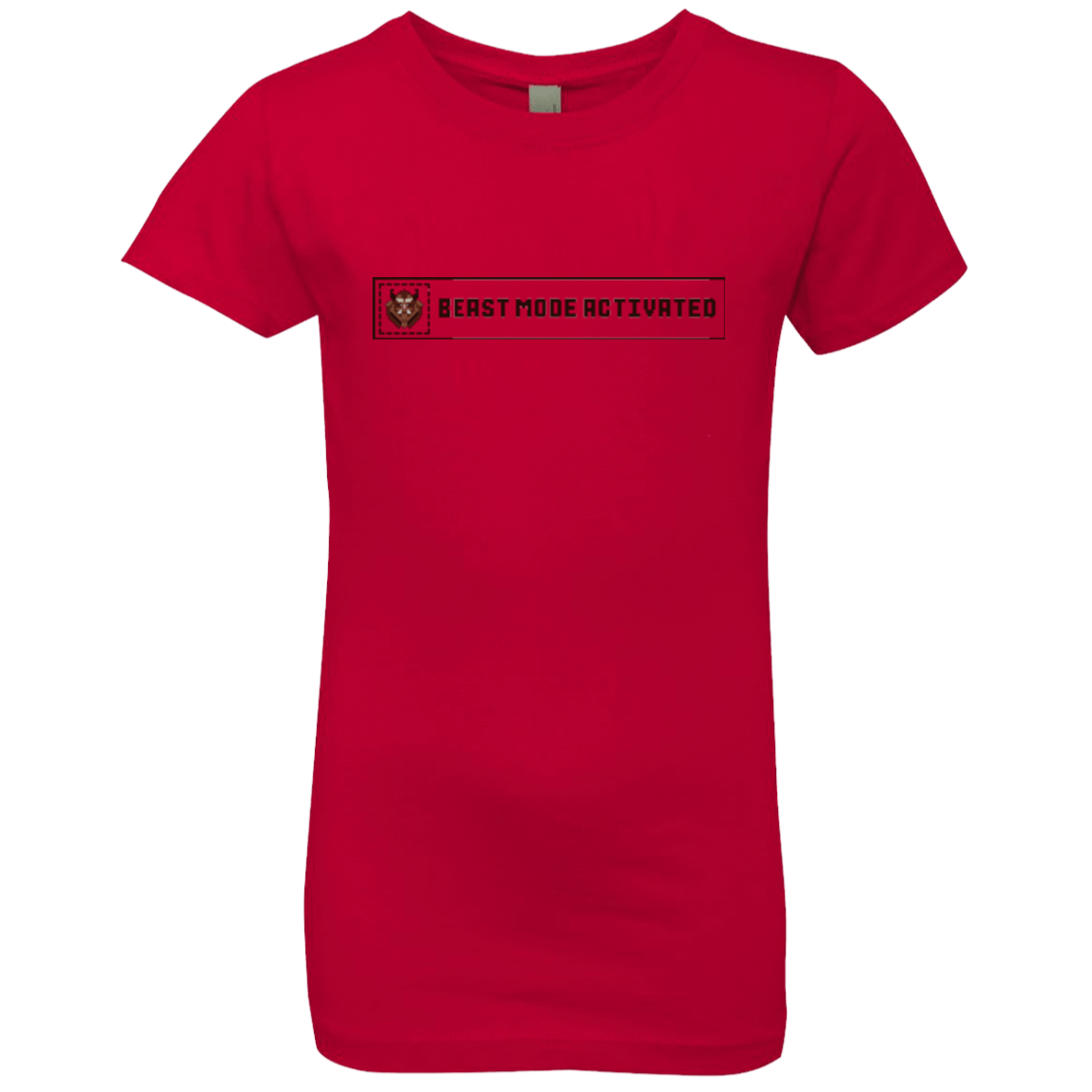 T-Shirts Red / YXS Beast Mode Activated Girls Premium T-Shirt