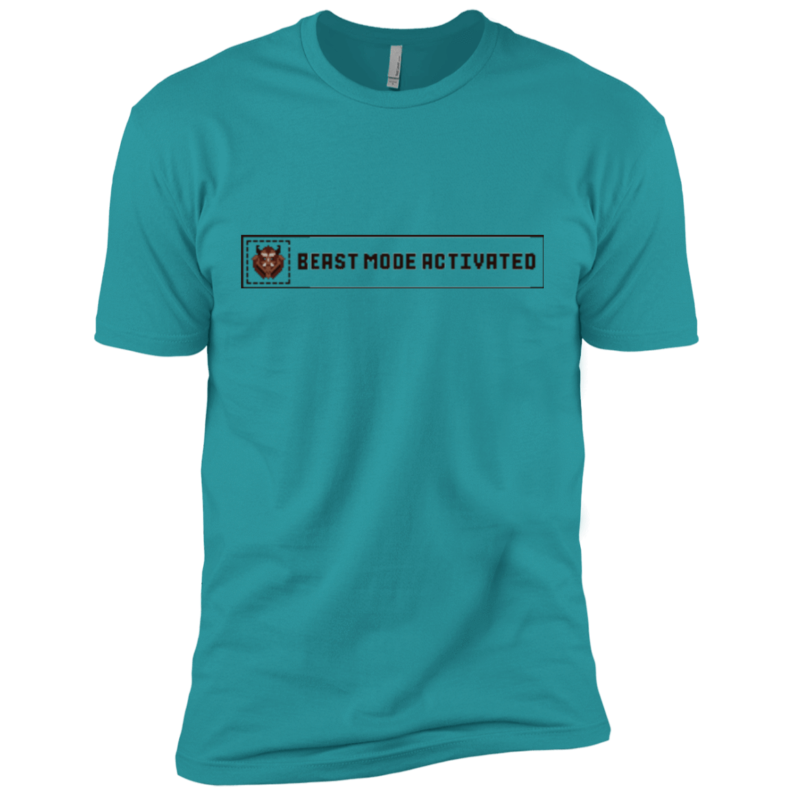 T-Shirts Tahiti Blue / X-Small Beast Mode Activated Men's Premium T-Shirt