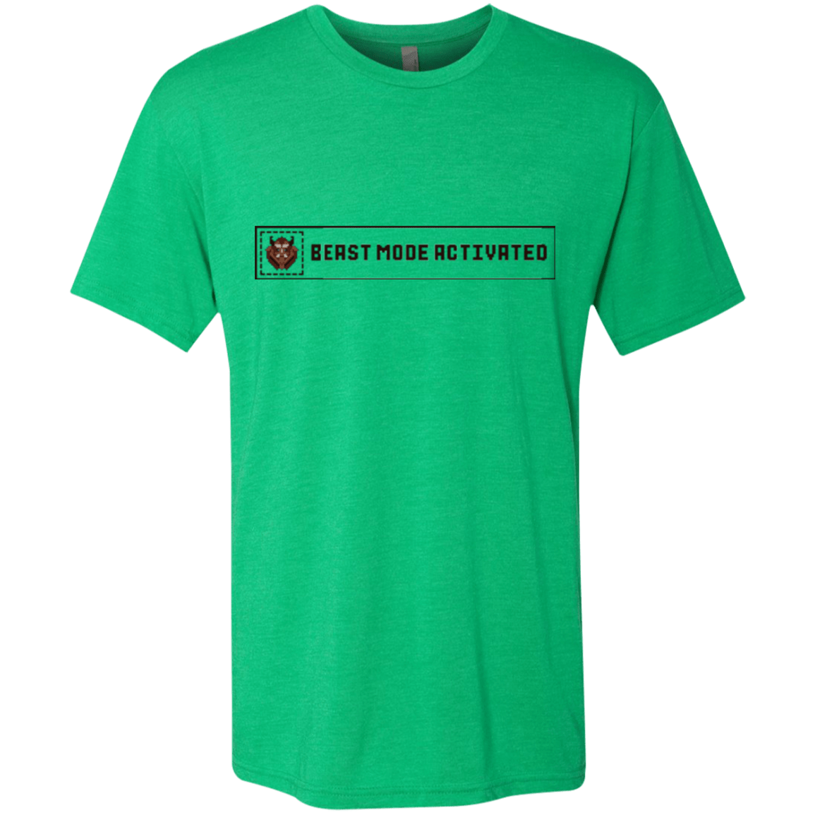 T-Shirts Envy / Small Beast Mode Activated Men's Triblend T-Shirt