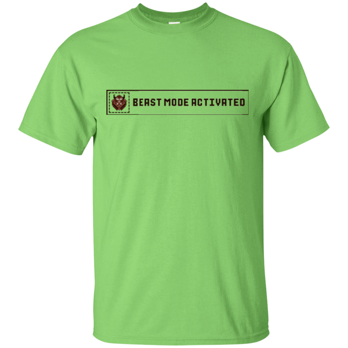 T-Shirts Lime / Small Beast Mode Activated T-Shirt