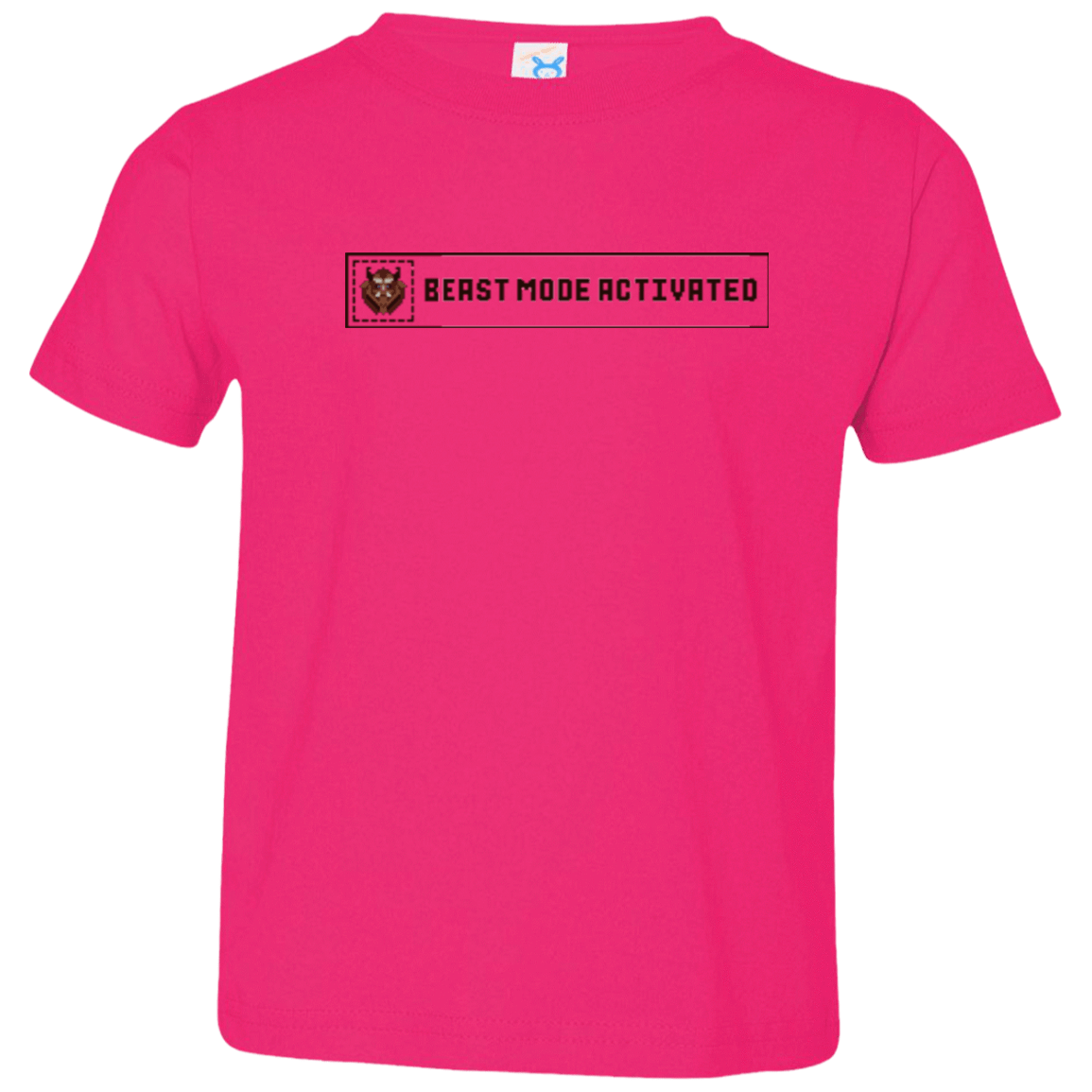 T-Shirts Hot Pink / 2T Beast Mode Activated Toddler Premium T-Shirt