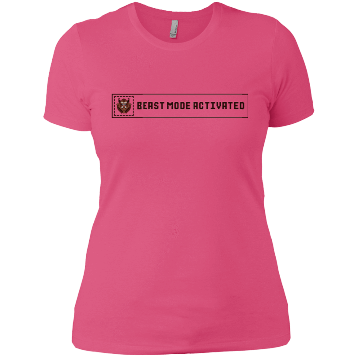 T-Shirts Hot Pink / X-Small Beast Mode Activated Women's Premium T-Shirt
