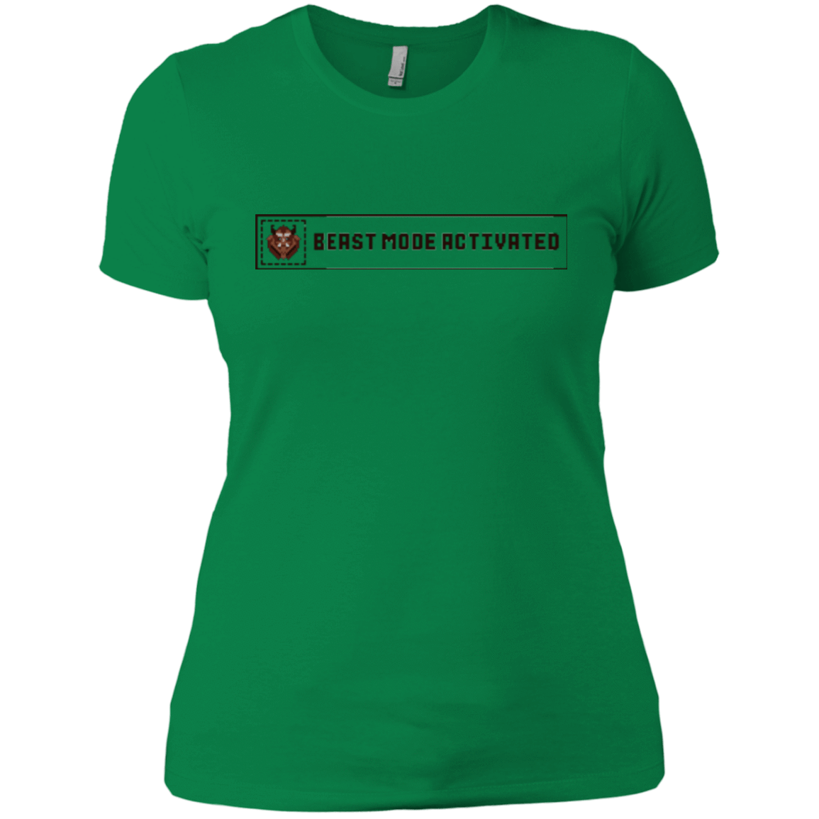 T-Shirts Kelly Green / X-Small Beast Mode Activated Women's Premium T-Shirt