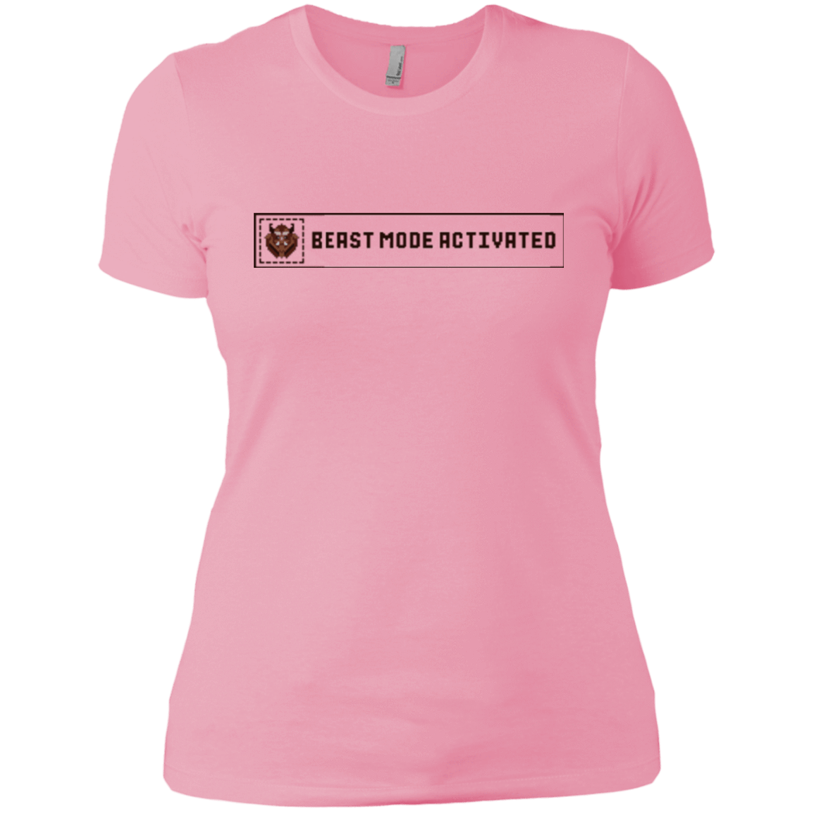 T-Shirts Light Pink / X-Small Beast Mode Activated Women's Premium T-Shirt