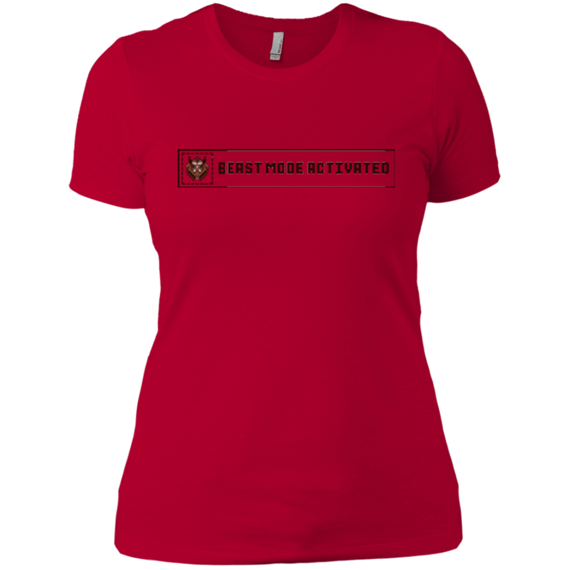 T-Shirts Red / X-Small Beast Mode Activated Women's Premium T-Shirt