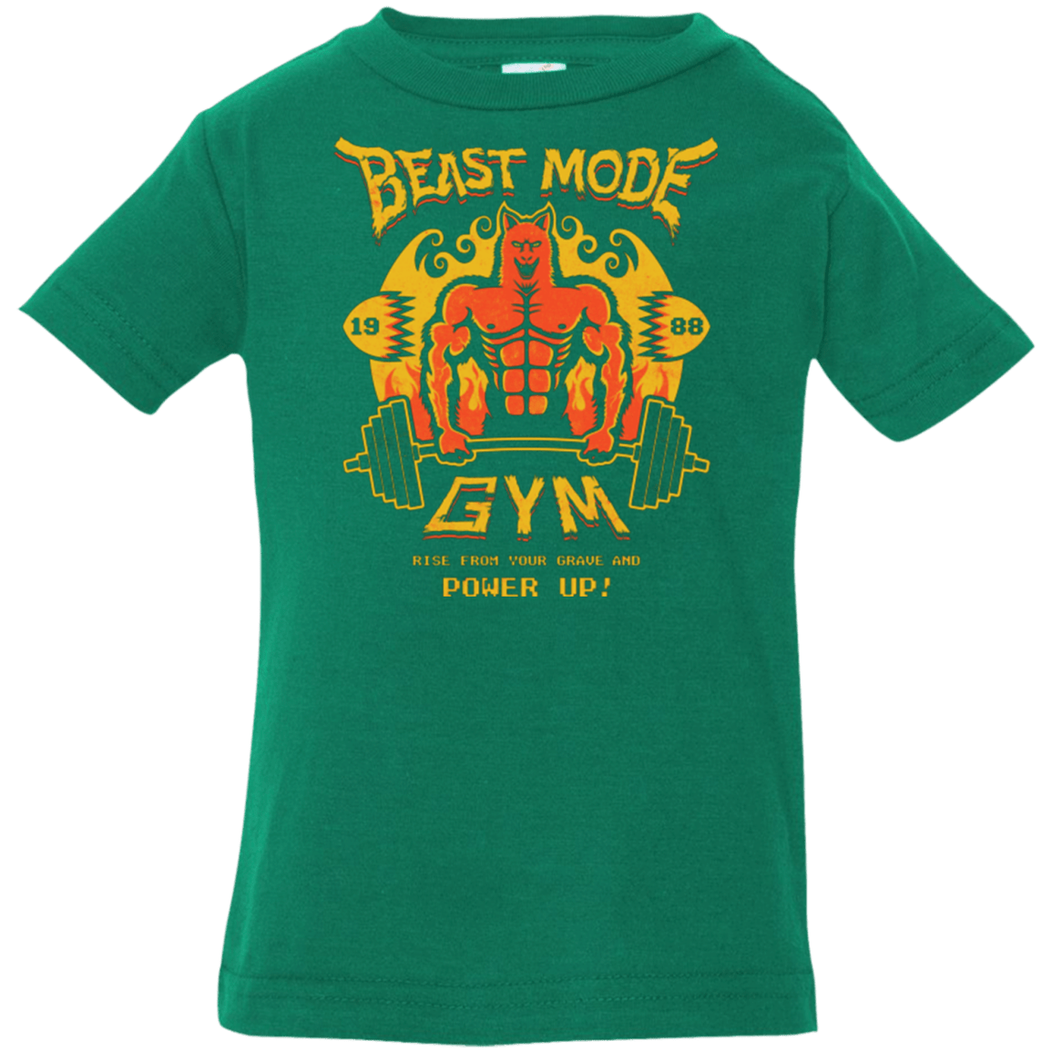 T-Shirts Kelly / 6 Months Beast Mode Gym Infant Premium T-Shirt