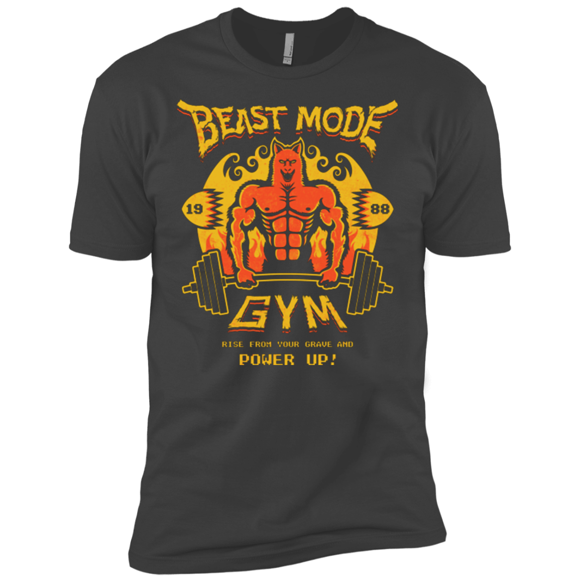 T-Shirts Heavy Metal / X-Small Beast Mode Gym Men's Premium T-Shirt