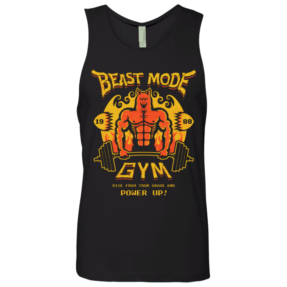 T-Shirts Black / Small Beast Mode Gym Men's Premium Tank Top