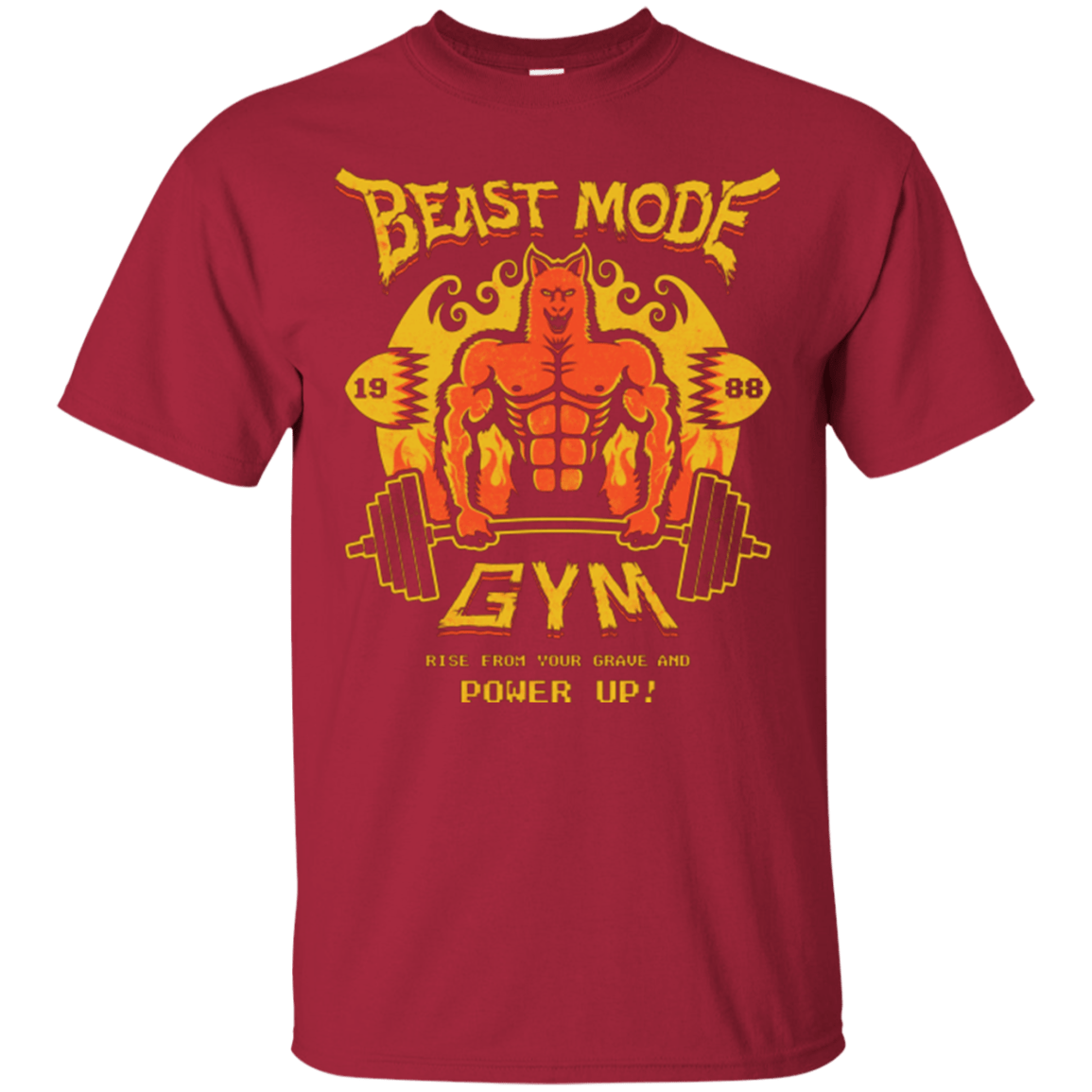 T-Shirts Cardinal / Small Beast Mode Gym T-Shirt